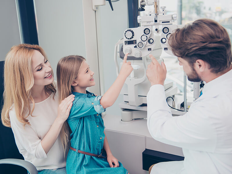 Eye Examination in Eye care center